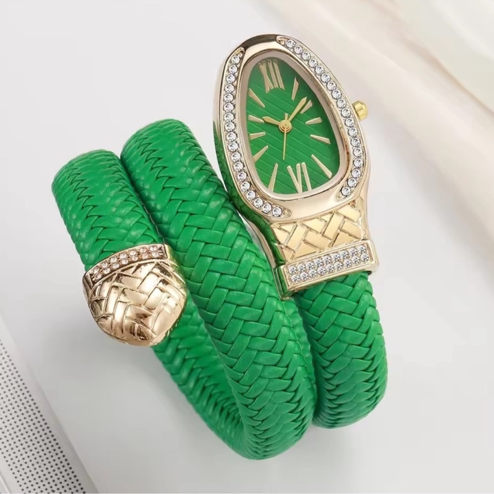 Serpenti Snake Gold Braided Women's Watch